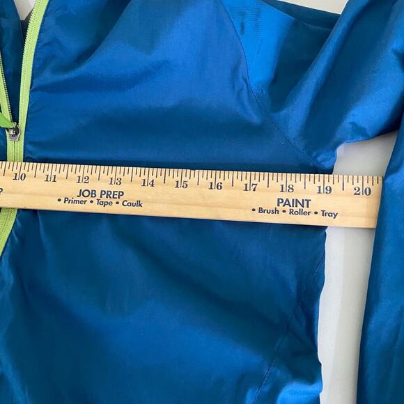 Merrell Windbreaker Jacket Womens Size S Teal Blue SelectDry Hooded Lightweight - Picture 12 of 14